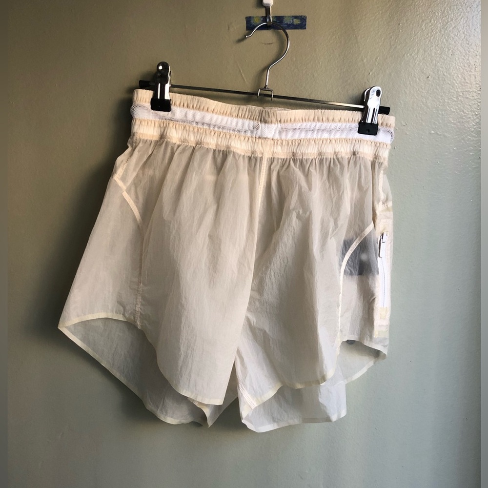 lululemon athletica Lightweight Sheer Athletic Shorts in Cream